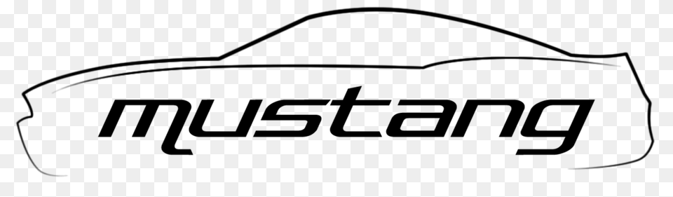 Mustang Logo Drawing, Gray Free Transparent Png