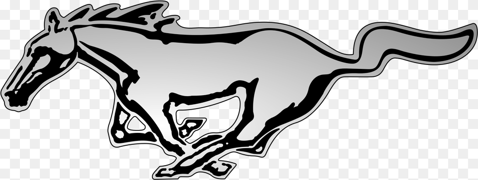 Mustang Logo Ford Mustang Logo, Stencil, Animal, Mammal, Bow Free Transparent Png