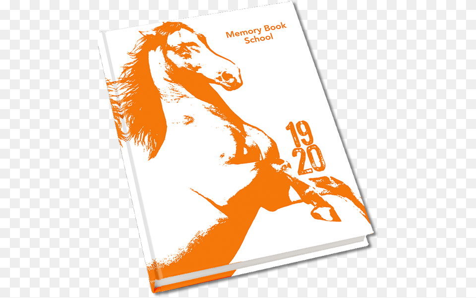 Mustang Mascot Yearbook Cover Illustration, Publication, Book, Advertisement, Poster Free Transparent Png