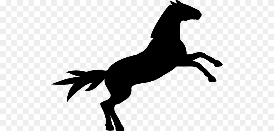 Mustang Silhoette Clip Art, Silhouette, Stencil, Animal, Horse Png