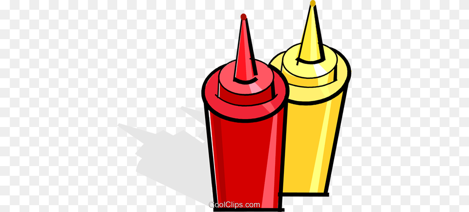 Mustard And Ketchup Bottles Royalty Vector Clip Art, Food, Dynamite, Weapon Free Png