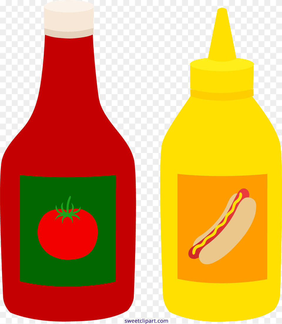 Mustard Bottles Sweet Clip Mustard Ketchup Nfl Game, Food Png Image