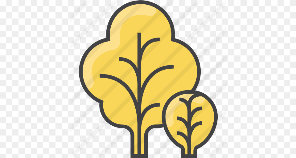 Mustard Greens Food Icons Tree, Leaf, Plant, Gold, Art Free Transparent Png