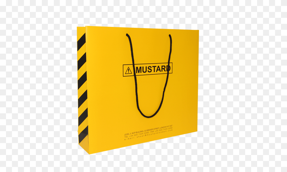 Mustard Luxury Laminated Paper Bags Paper Bag Co, Shopping Bag, Tote Bag Png