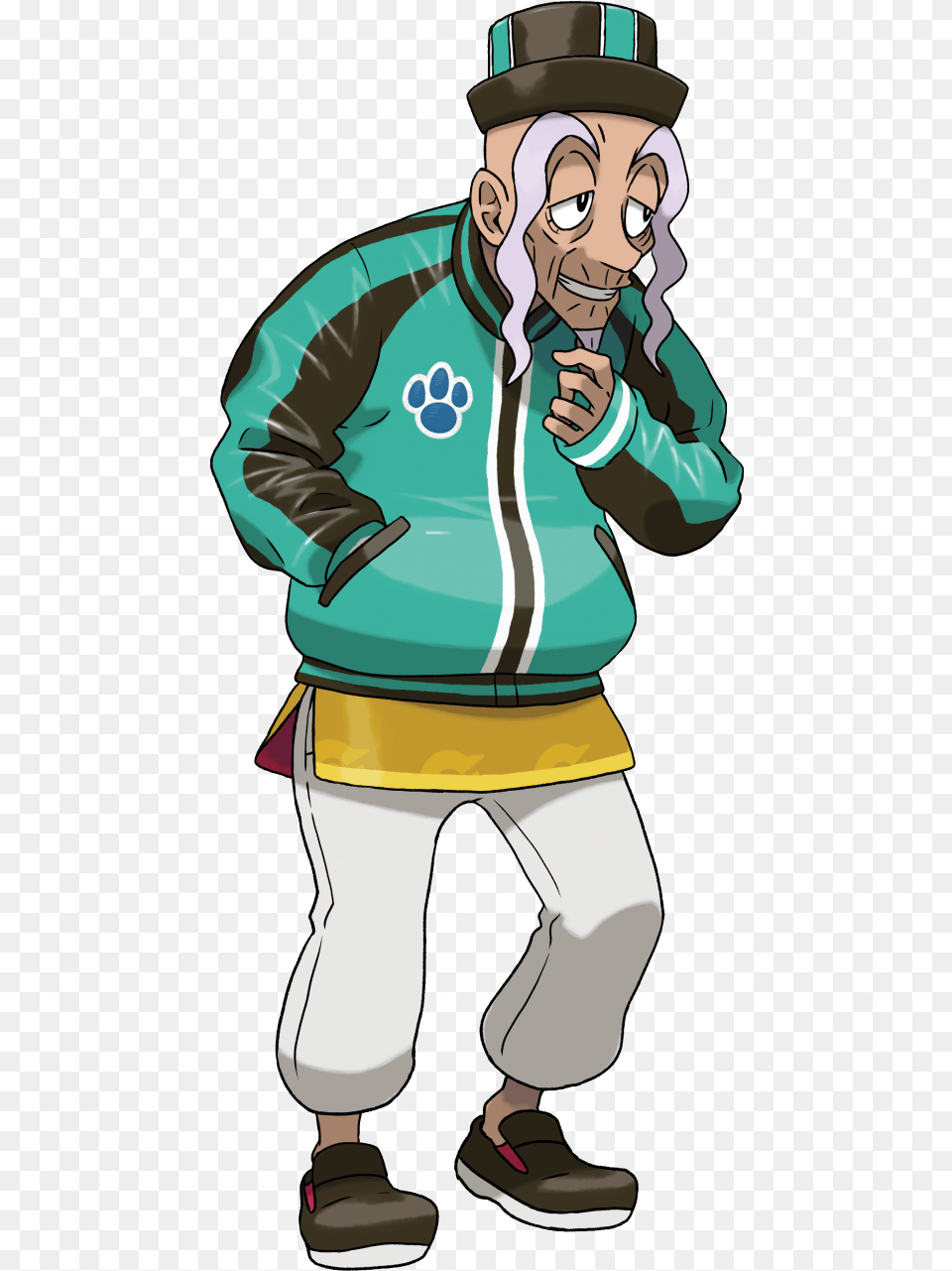 Mustard Pokemon Sword And Shield New Characters, Clothing, Coat, Male, Boy Free Transparent Png