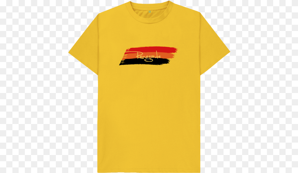 Mustard Renegade Paint Slash Tee Ridge Racer Type 4 T Shirt, Clothing, T-shirt Png Image