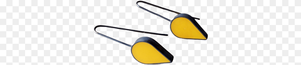Mustard Teardrop Earrings Clip Art, Wedge Png Image