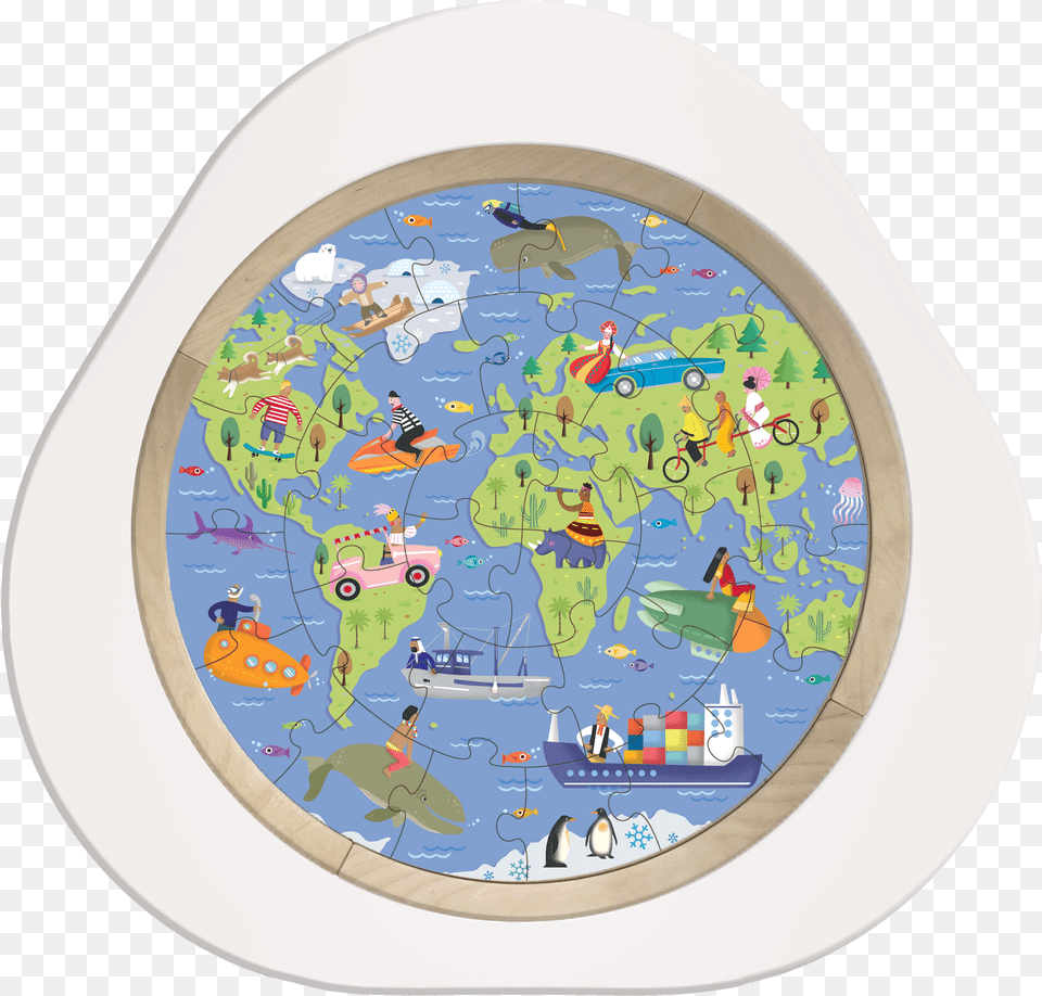 Mutable Around The World Puzzle Circle, Game Free Transparent Png