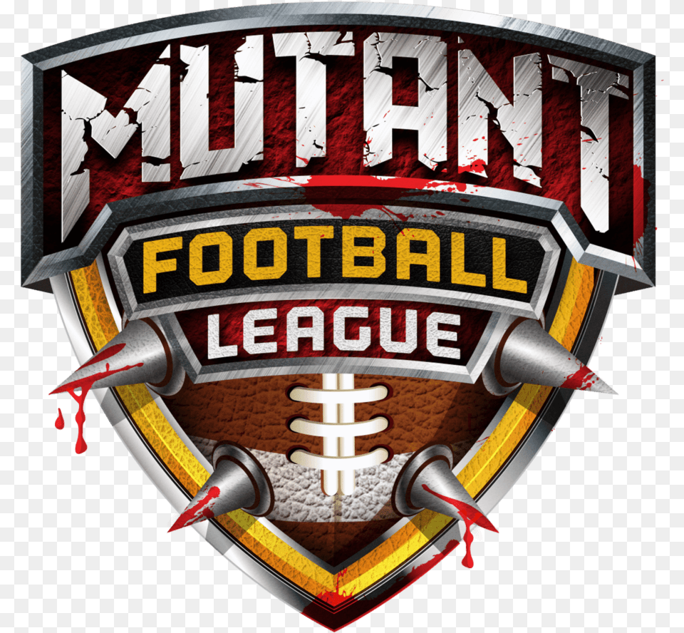 Mutant Football League Pc System Requirements Emblem, Logo, Badge, Symbol, Aircraft Png Image