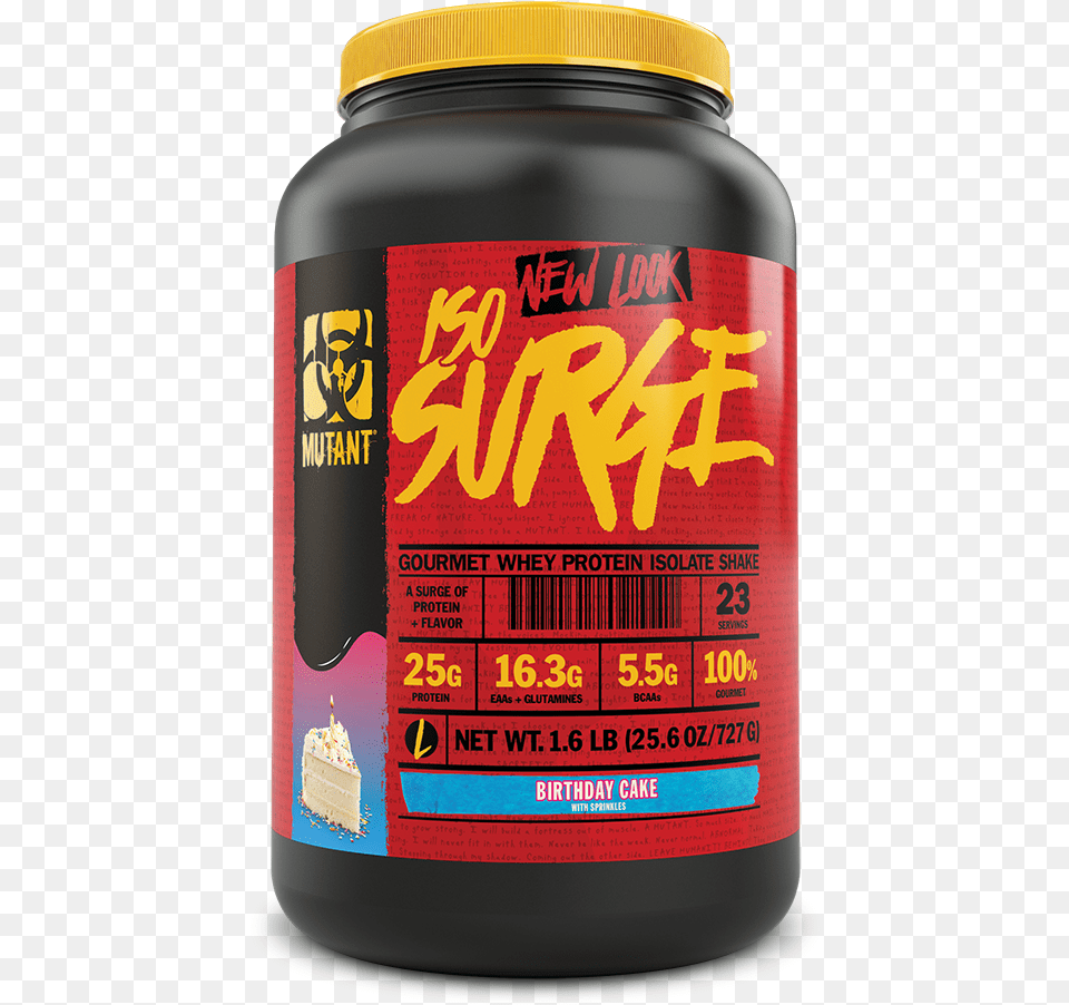 Mutant Iso Surge Triple Chocolate, Jar, Can, Tin, Food Png