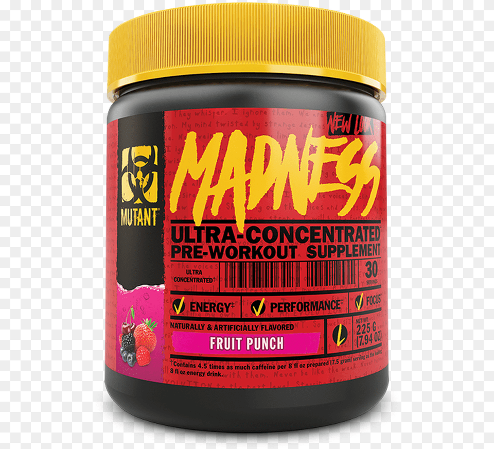 Mutant Madness Fruit Punch, Can, Tin, Food, Peanut Butter Free Transparent Png