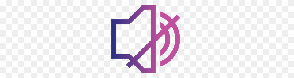Mute Icon Formats, Symbol, Cross, Logo, Purple Free Transparent Png
