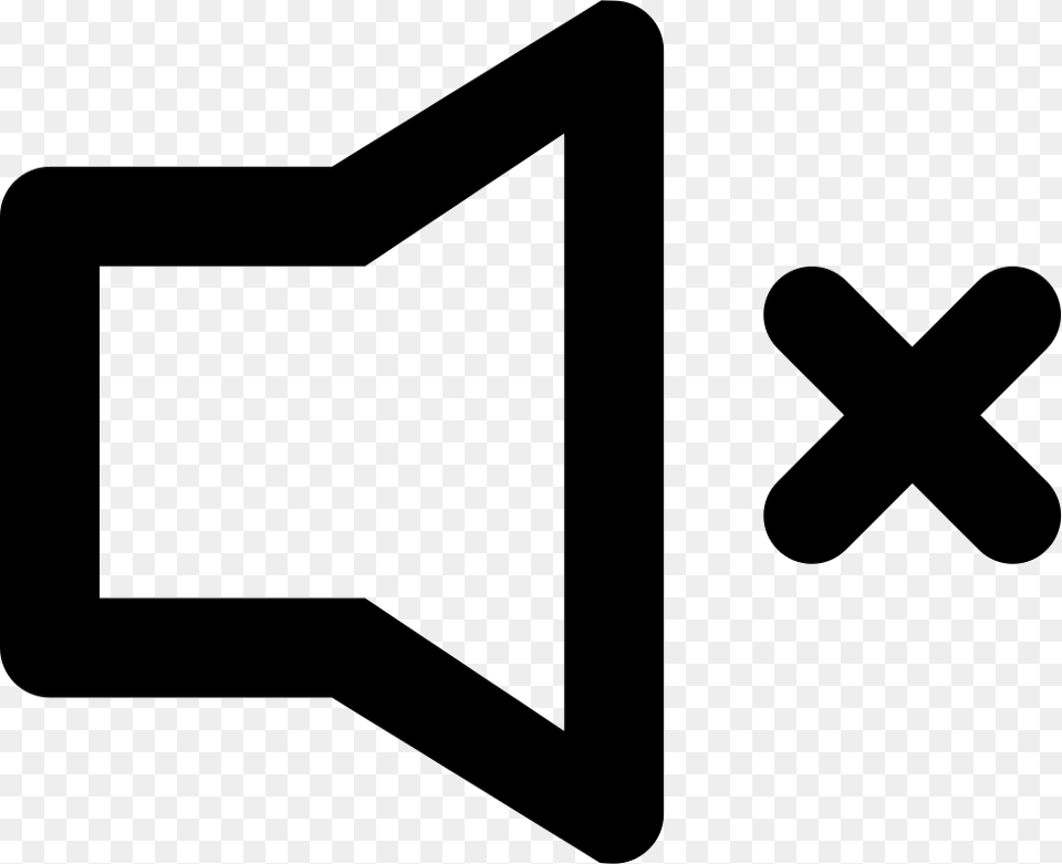 Mute Icon Free Download, Sign, Symbol, Cross, Road Sign Png Image