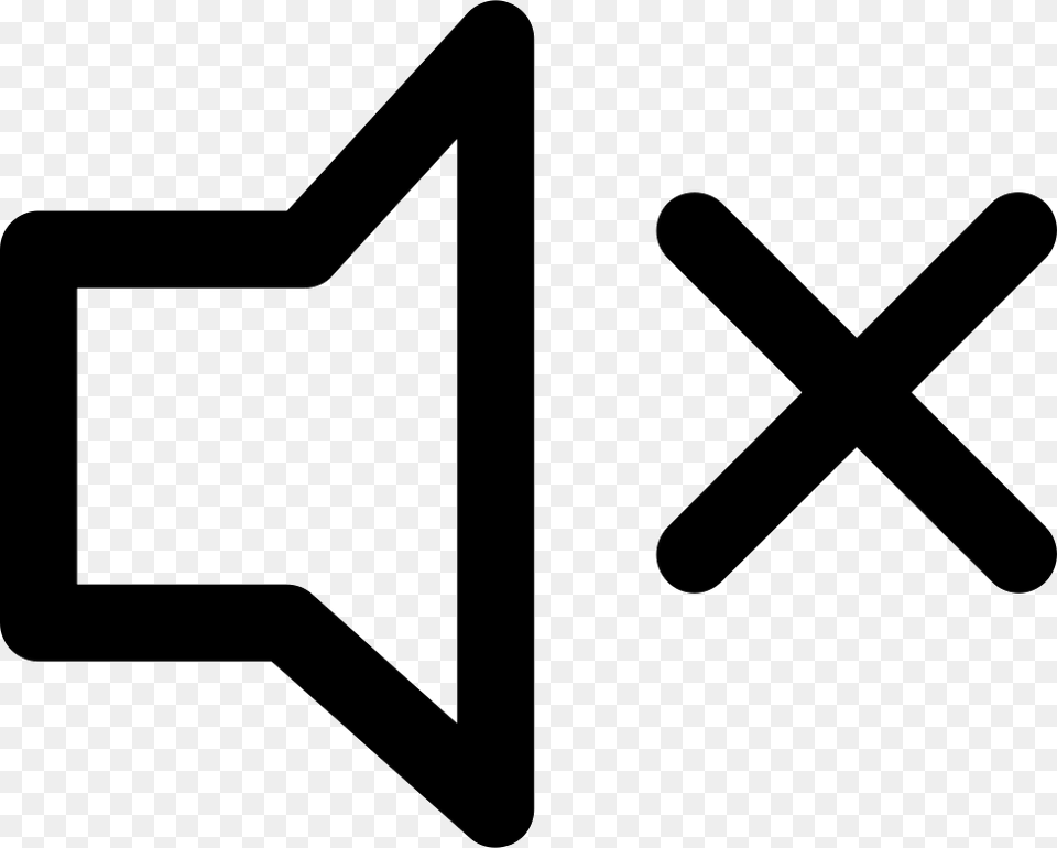 Mute Icono De Silencio, Sign, Symbol, Road Sign Free Transparent Png