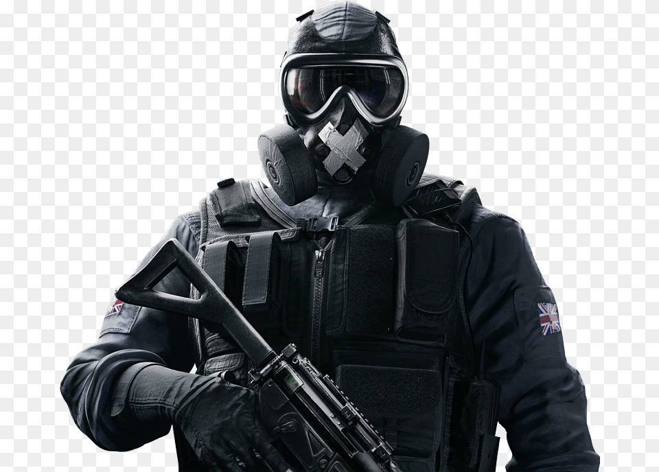 Mute Mute Rainbow Six Siege, Adult, Male, Man, Person Free Png Download