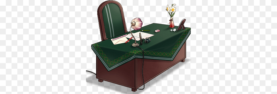 Mutsukis Desk Desk, Furniture, Table, Flower, Plant Free Transparent Png