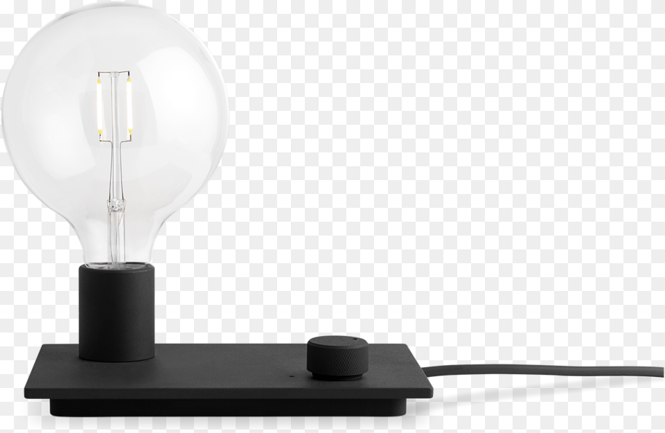 Muuto Control Table Lamp Muuto Control Table Lamp Blackwith Dimmer, Light, Lightbulb, Hockey, Ice Hockey Png Image