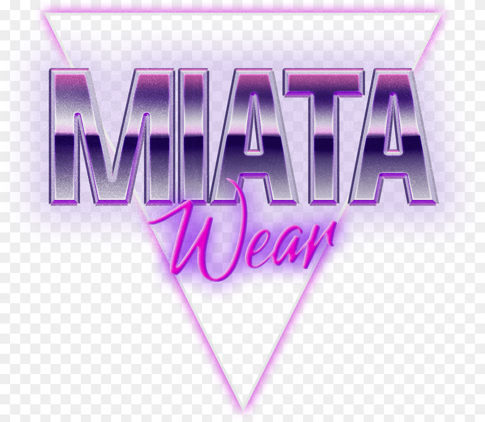 Mw Retro Logo Mens T Graphic Design, Purple, Light, Neon Free Png