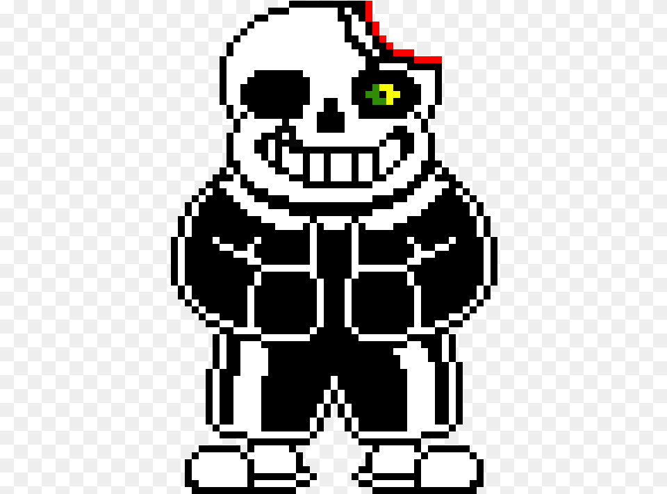 Mwt Sans Sprite Pixel Art Maker Koolgadgetz Flowey, Robot, Stencil Free Png