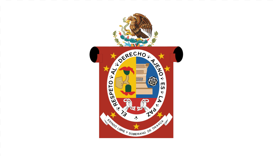 Mx Oax Oaxaca Flag Icon, Logo, Emblem, Symbol, Animal Free Png Download