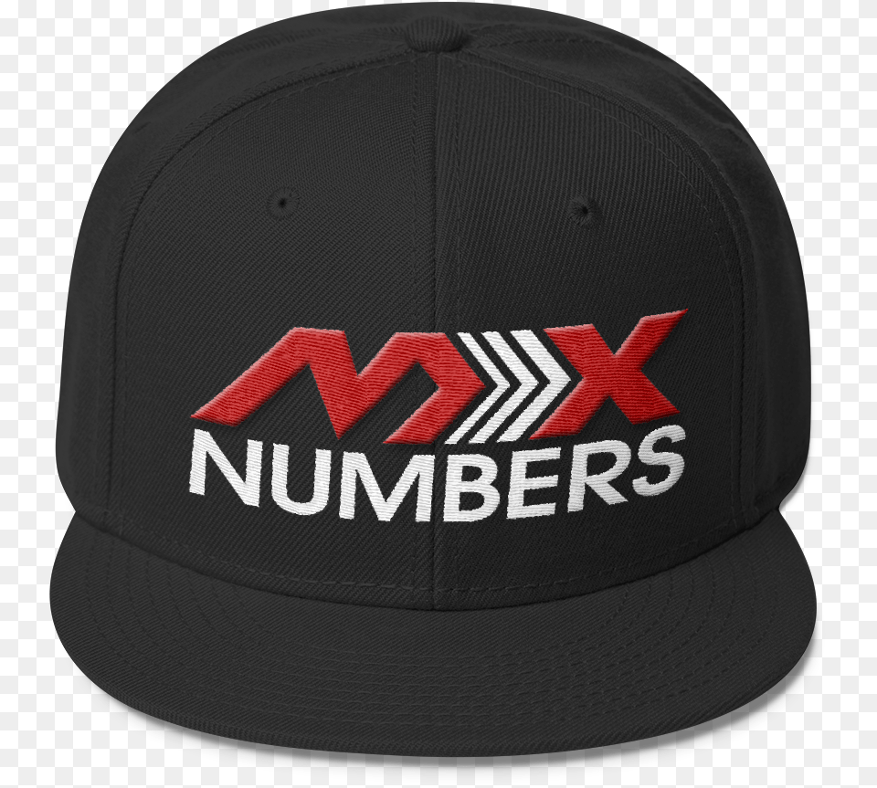 Mxnumbers Snapback Hat With Gray Undervisor Red With White Arrow Logo Baseball Cap, Baseball Cap, Clothing Png Image