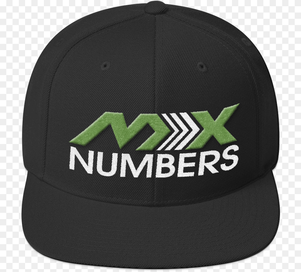 Mxnumbers Snapback Hat With Green Undervisor Kiwi Green With White Arrow Logo For Baseball, Baseball Cap, Cap, Clothing, Helmet Png