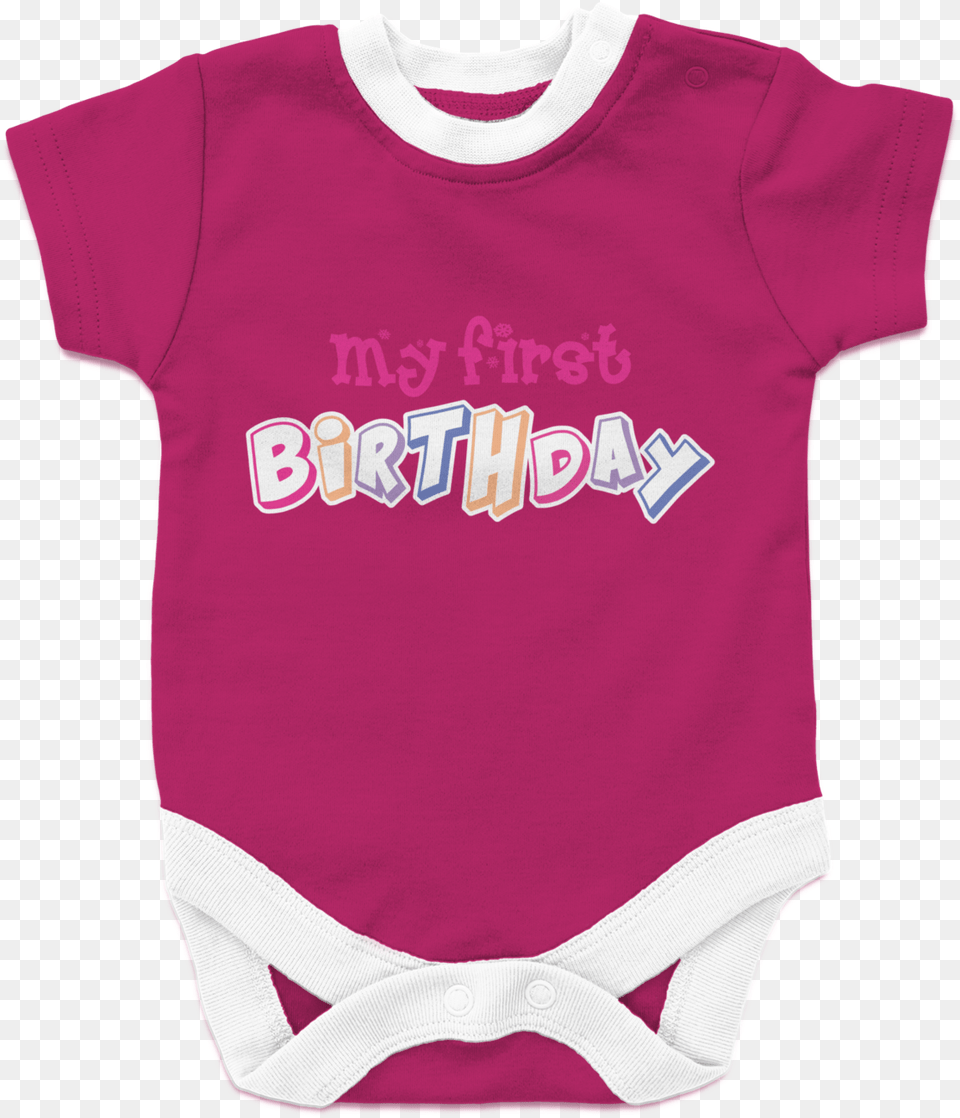 My 1st Birthday Girl Infant Bodysuit, Clothing, Shirt, T-shirt Free Png Download