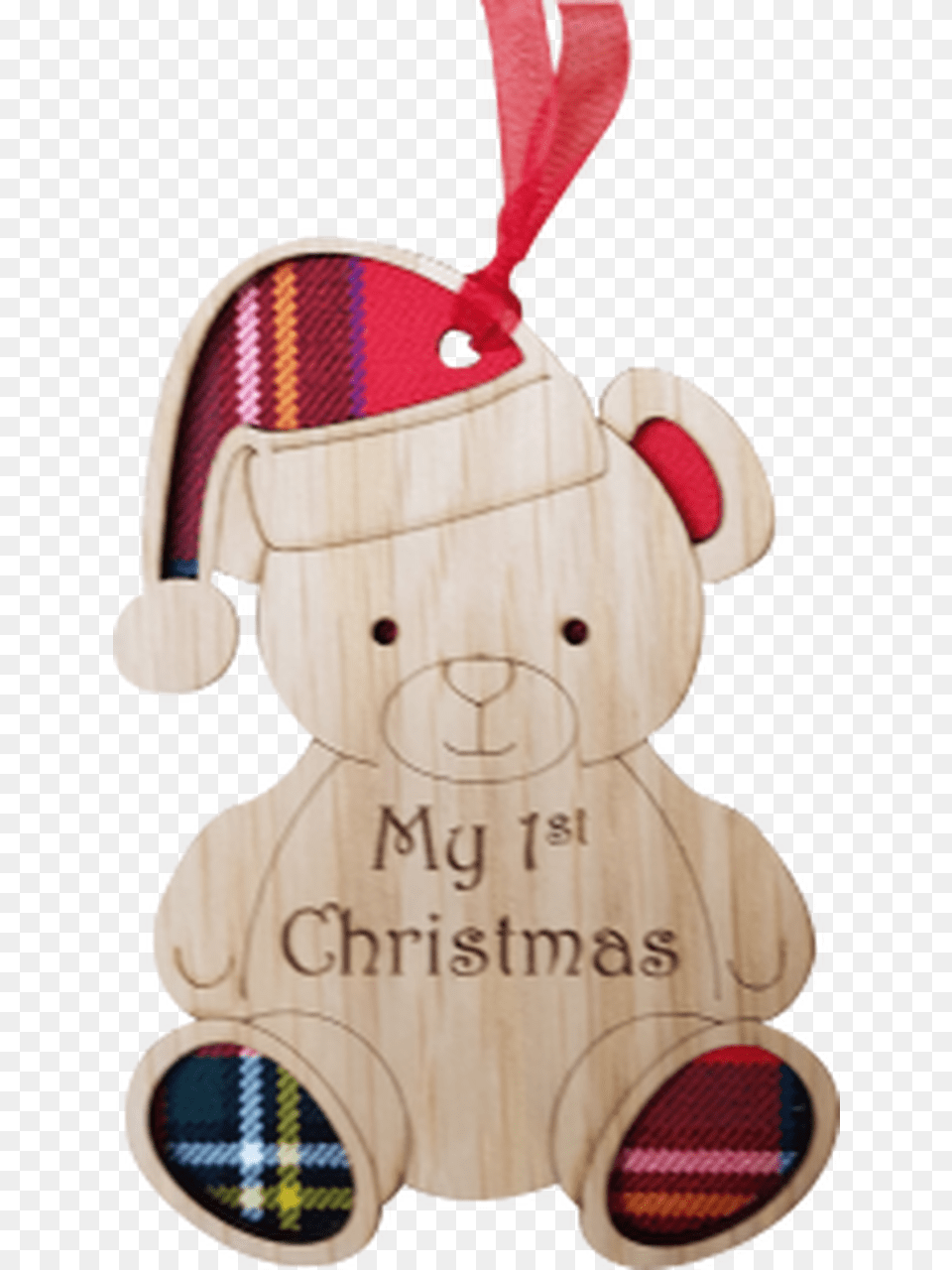 My 1st Christmas Teddy Bear, Accessories, Plush, Toy Png