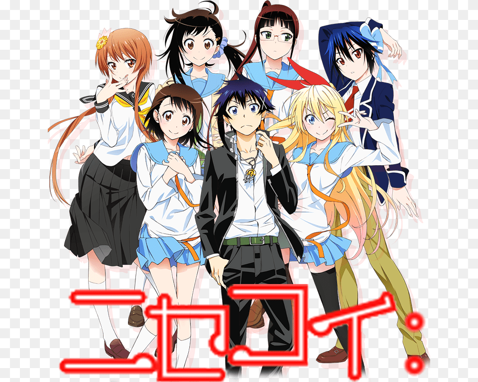 My 39recent39 Anime Obsession Nisekoi All Characters, Publication, Book, Comics, Adult Png Image