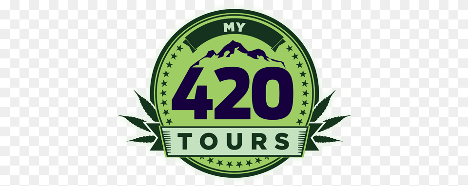 My 420 Tours, Logo, Green, Symbol, Badge Free Png Download