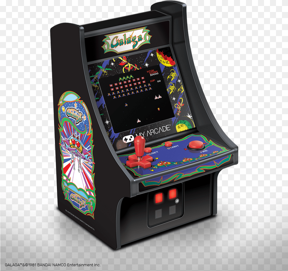 My Arcade Galaga Micro Player Galaga Arcade, Arcade Game Machine, Game Free Png Download