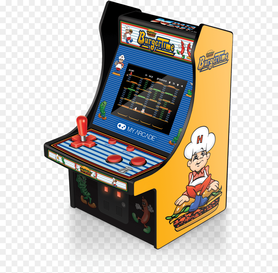 My Arcade Micro Player Burger Time Mini Arcade, Baby, Person, Arcade Game Machine, Game Png
