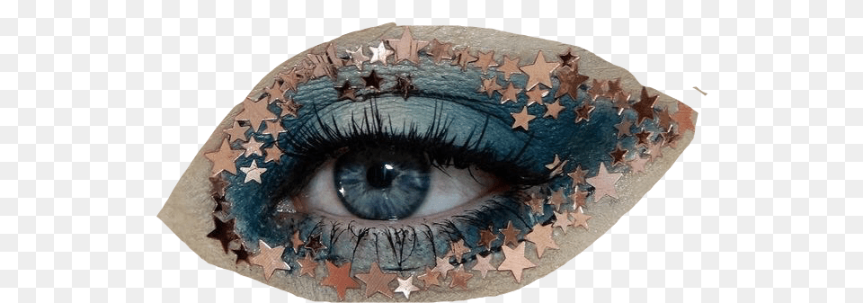 My Are So Trashy But Umm Eye Makeup Aesthetic, Accessories, Gemstone, Jewelry, Person Free Png Download