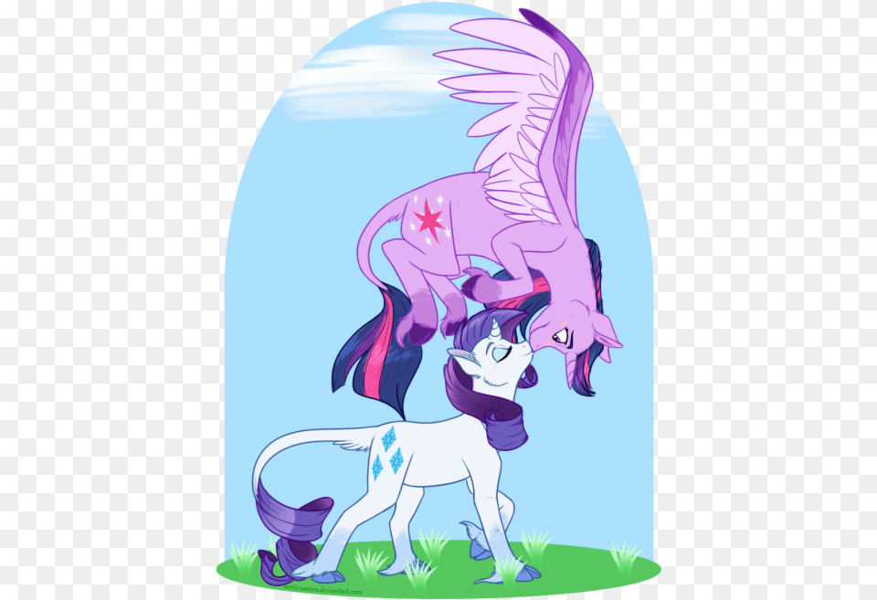 My Art My Little Pony Twilight Sparkle Rarity Raritwi Cartoon, Book, Comics, Publication, Baby Free Png Download