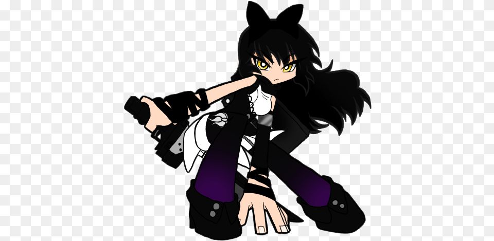 My Art Panty And Stocking Rwby Art Style Blake Belladonna Rwby Panty And Stocking Style, Book, Comics, Publication, Person Free Png Download