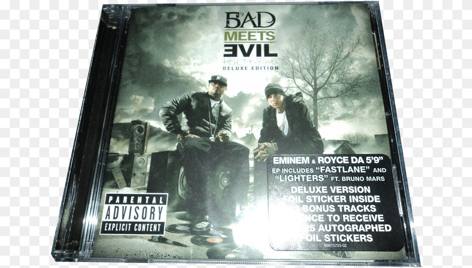 My Bad Meets Evil Cd Psd Official Psds Eminem Ft Royce Da 5 9 Fast Lane, Advertisement, Clothing, Coat, Poster Free Transparent Png