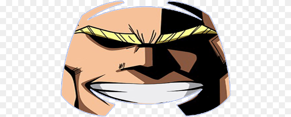 My Badly Done All Might Discord Logo Transparent Version Cartoon, Cutlery, Head, Person, Fork Free Png