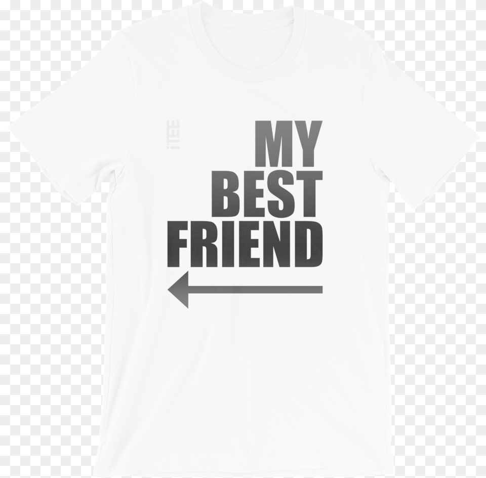 My Best Friend Arrow Left Unisex Short Sleeve Jersey T Shirt, Clothing, T-shirt Free Transparent Png