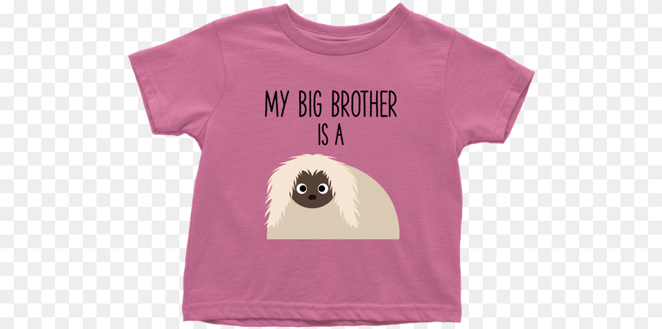 My Big Brother Is A Pekingese Baby T Shirt Funny Dog Psalm 119 105 T Shirt, Clothing, T-shirt, Animal, Bird Free Transparent Png