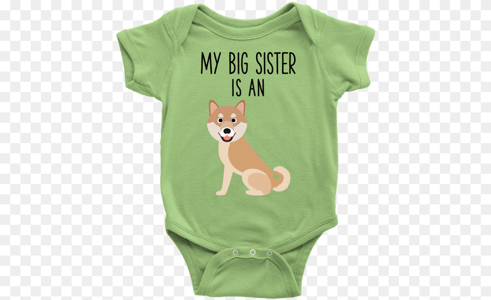 My Big Sister Is An Akita Inu Baby Onesie Dog Newborn Daddy39s Little Khaleesi Onesie, Clothing, T-shirt, Animal, Canine Free Png Download