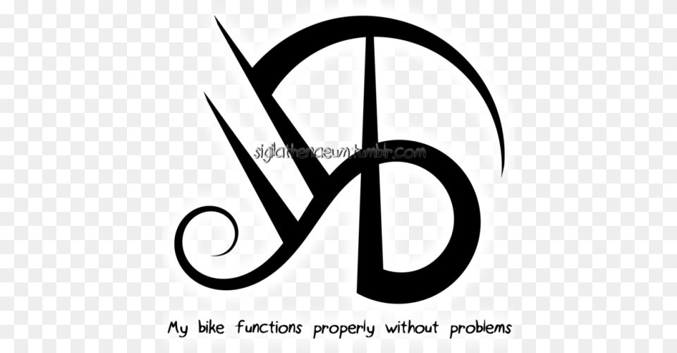My Bike Functions Properly Without Problems Sigil, Text Free Transparent Png