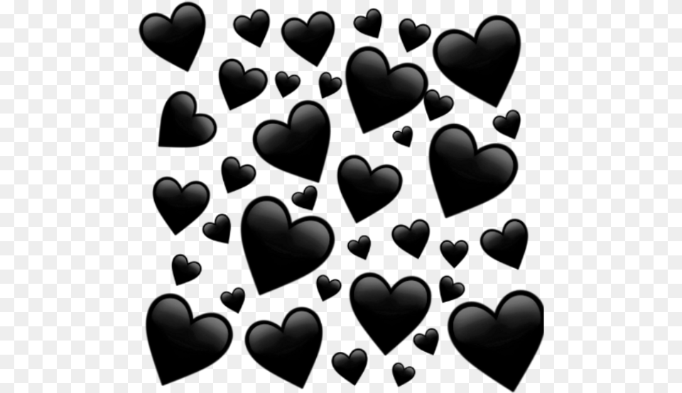 My Black Hearts Edit Purple Heart Emoji Transparent Background Free Png