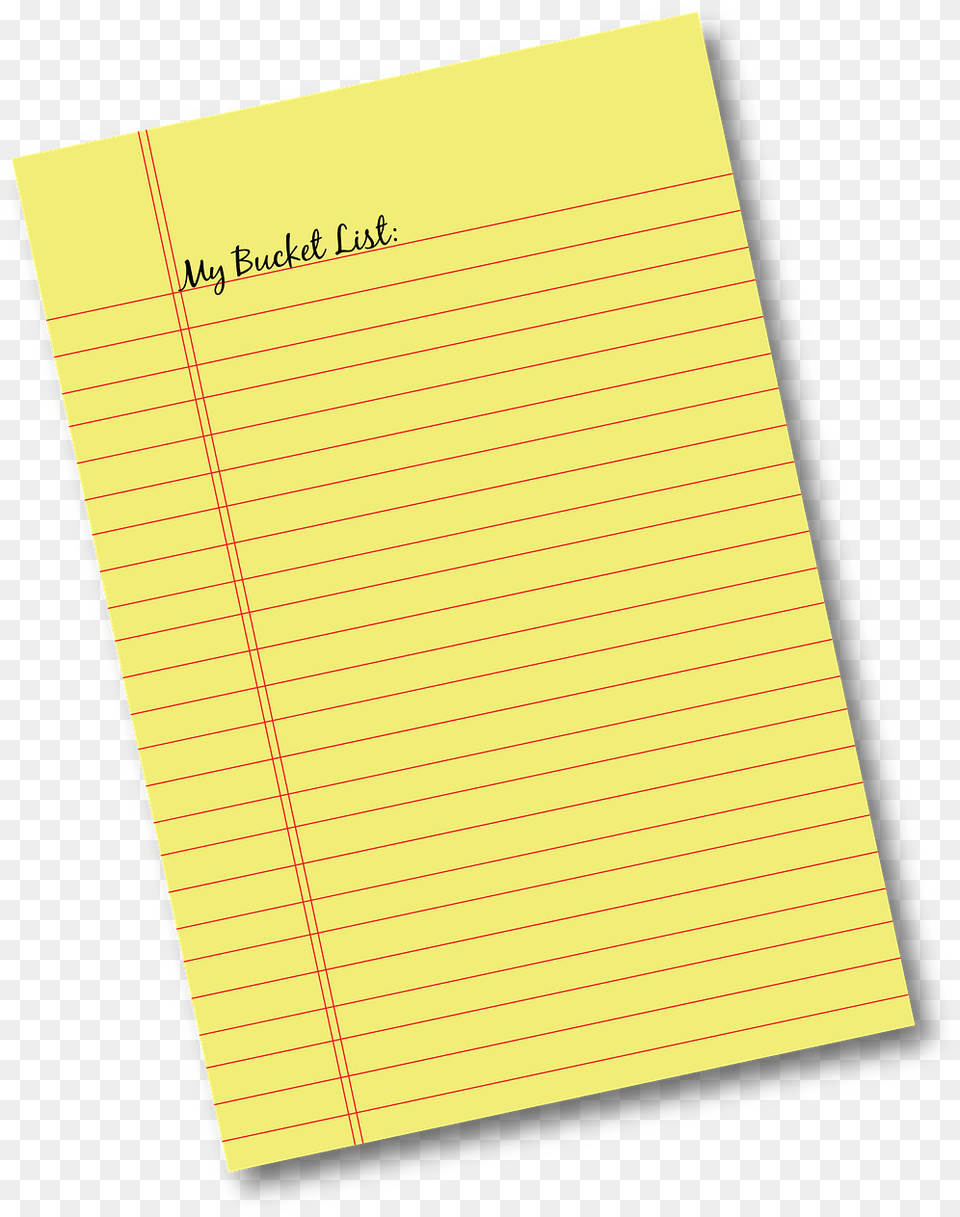 My Bucket List Is Empty, Page, Text, Diary, Paper Png Image