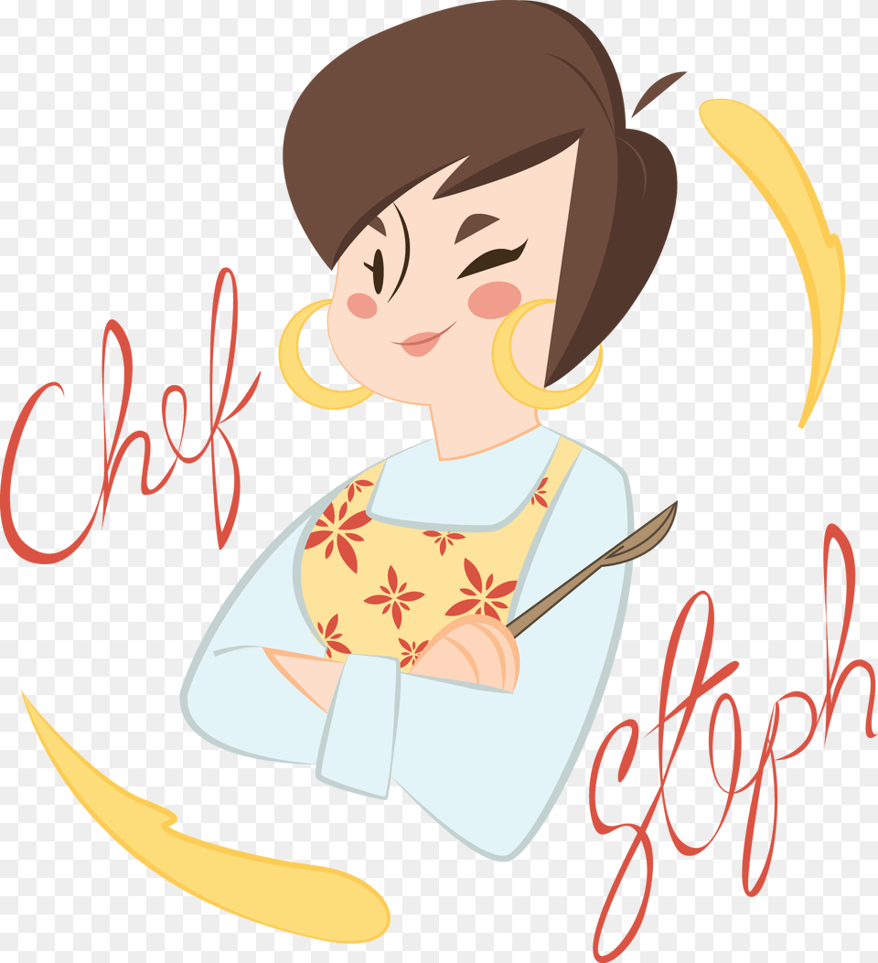 My Chef Steph Llc Logo, Cutlery, Baby, Person, Face Free Png