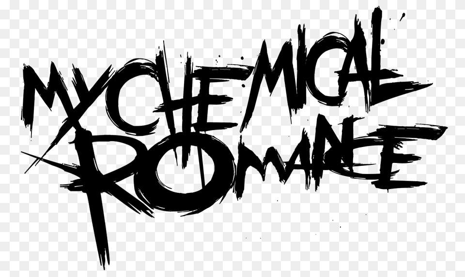 My Chemical Romance Logo Scripted, Green, Handwriting, Text, Machine Free Transparent Png