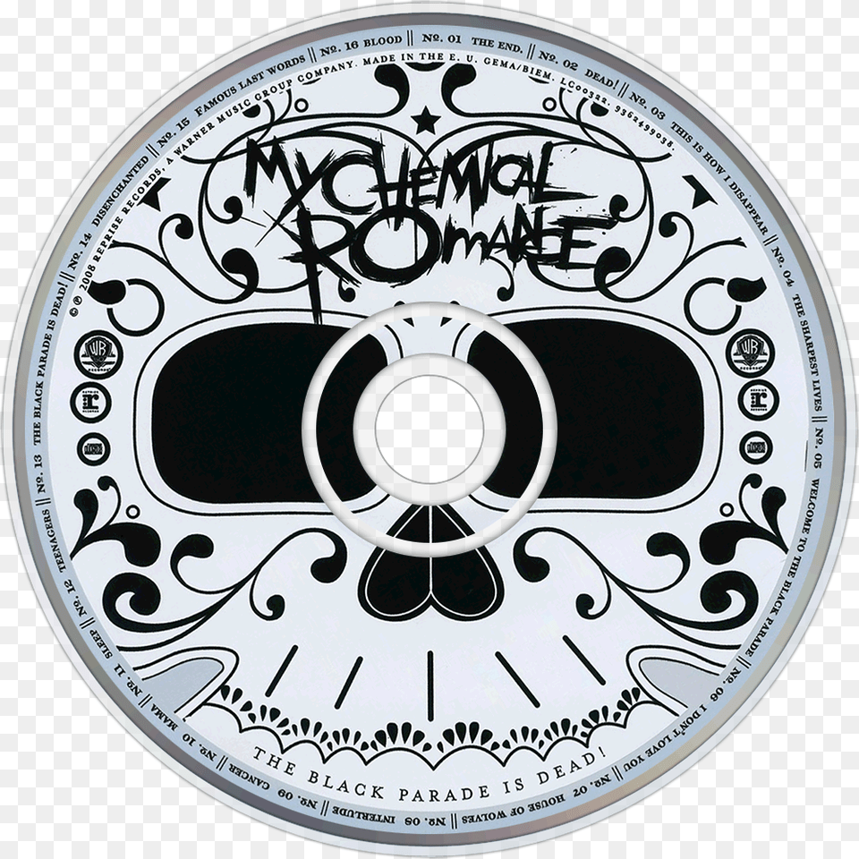 My Chemical Romance The Black Parade Is Dead Cd Disc My Chemical Romance The Black Parade Is Dead Cd, Disk, Dvd Png