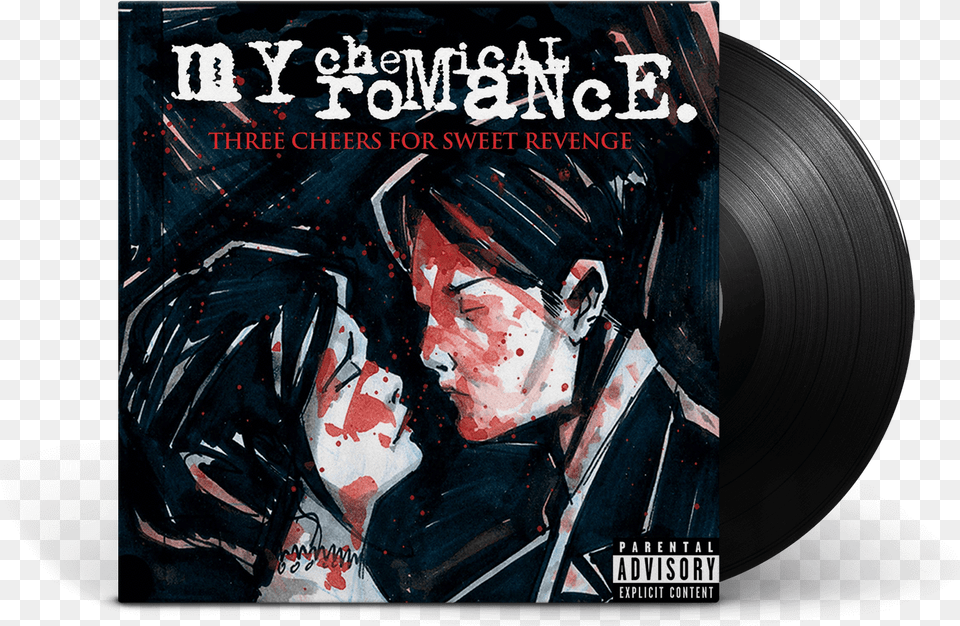 My Chemical Romance Three Cheers For Sweet Revenge, Publication, Book, Person, Man Png Image