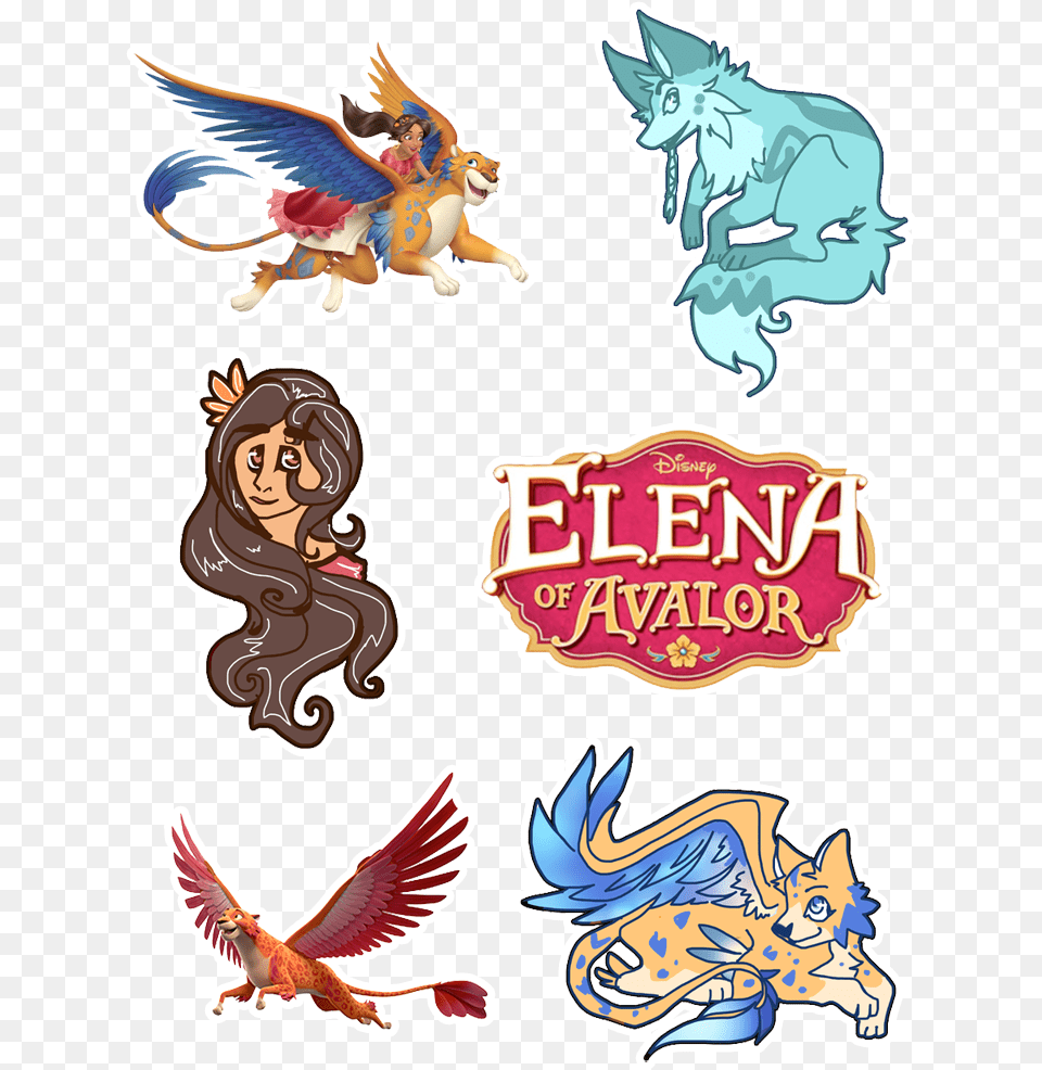 My Complete Elena Of Avalor Sticker Sheet I Own A Elena Of Avalor, Book, Publication, Animal, Baby Png Image