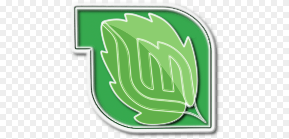 My Concept Linux Mint Logo Linux Mint, Leaf, Plant, Recycling Symbol, Symbol Free Transparent Png