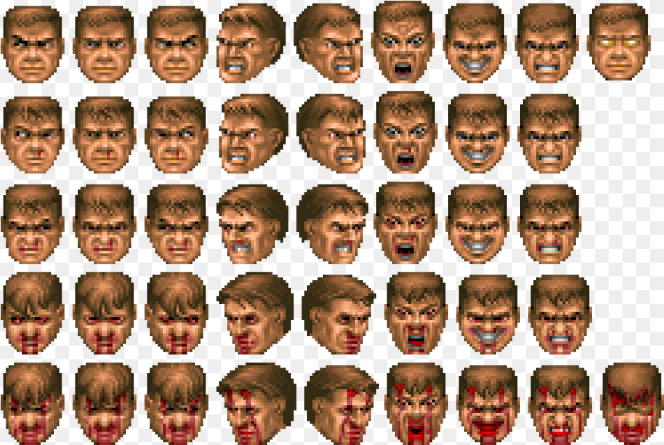 My Contribution Doom Guy, Art, Collage, Face, Head Free Transparent Png